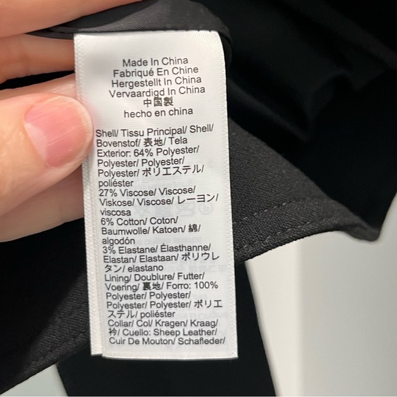 Madewell Womens $228 Shrunken Utility Jacket in Black Size 2 NT119 cropped NEW - Picture 11 of 16